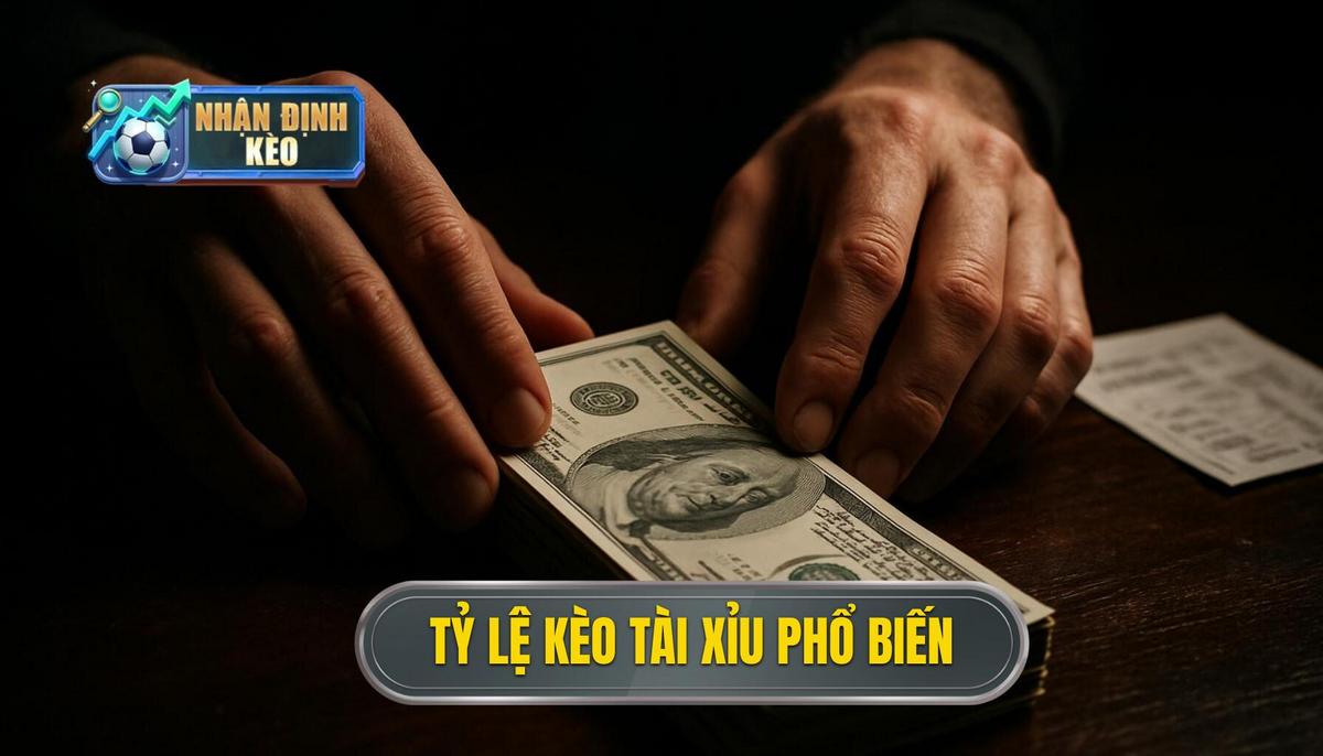 Các Loại Tỷ Lệ Kèo Tài Xỉu Phổ Biến Và Cách Đọc Chi Tiết