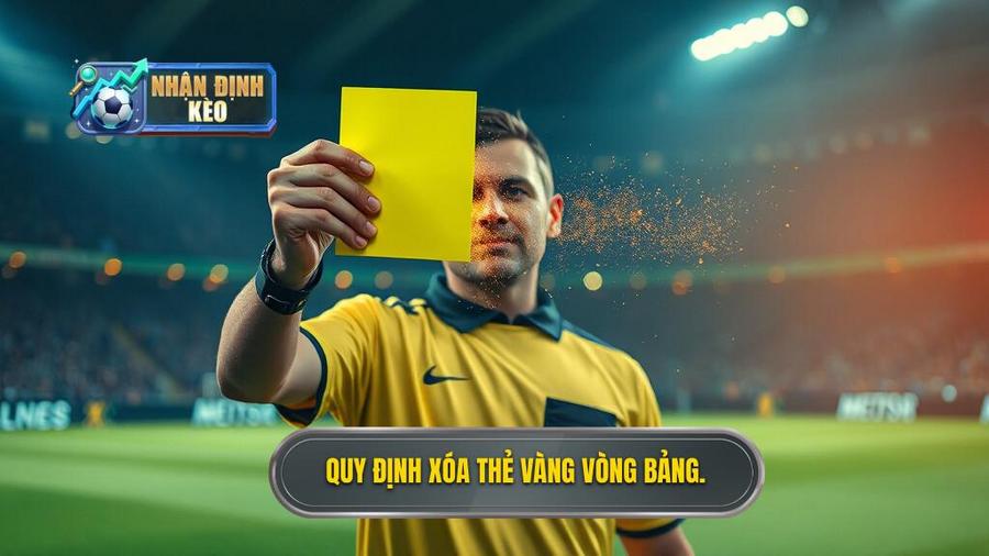 1. Quy định xóa thẻ vàng vòng bảng.