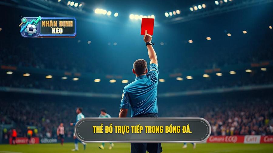 1. Thẻ đỏ trực tiếp trong bóng đá.