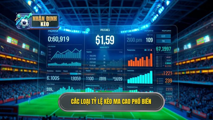 2. Các loại tỷ lệ kèo trực tuyến phổ biến nhất hiện nay