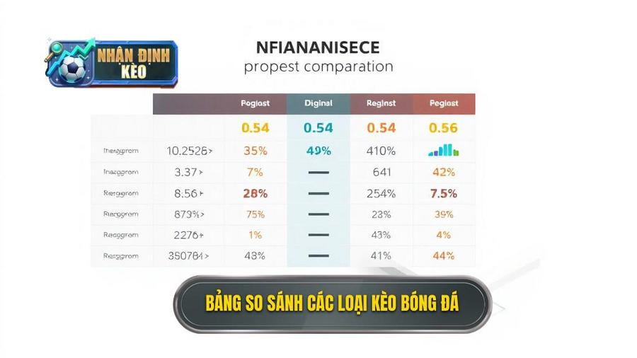 Bảng so sánh các loại kèo phổ biến hiện nay